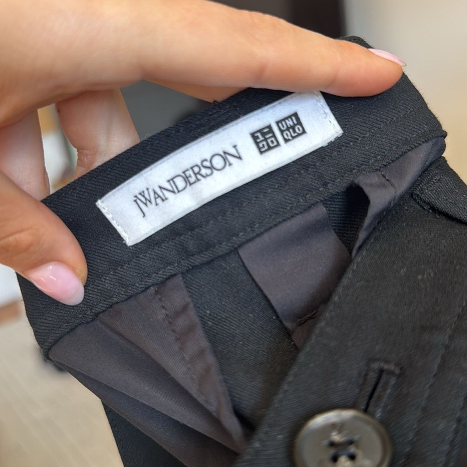 Uniqlo JW Anderson x Uniqlo Straight Black Pants Size 27" / US 4 / IT 40 - 2 Thumbnail