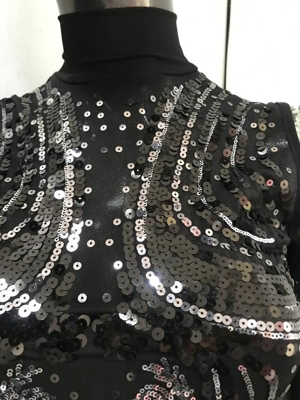 Designer Black Sequin top sz S Size S / US 4 / IT 40 - 2 Thumbnail