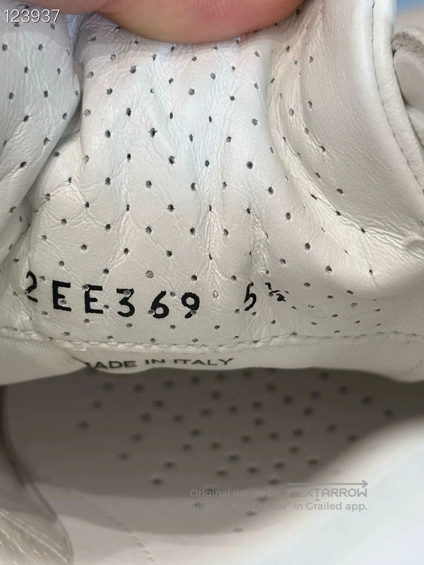 Prada Prada Triangle Logo Leather White Sneakers. Size US 6.5 / EU 39-40 - 7 Thumbnail