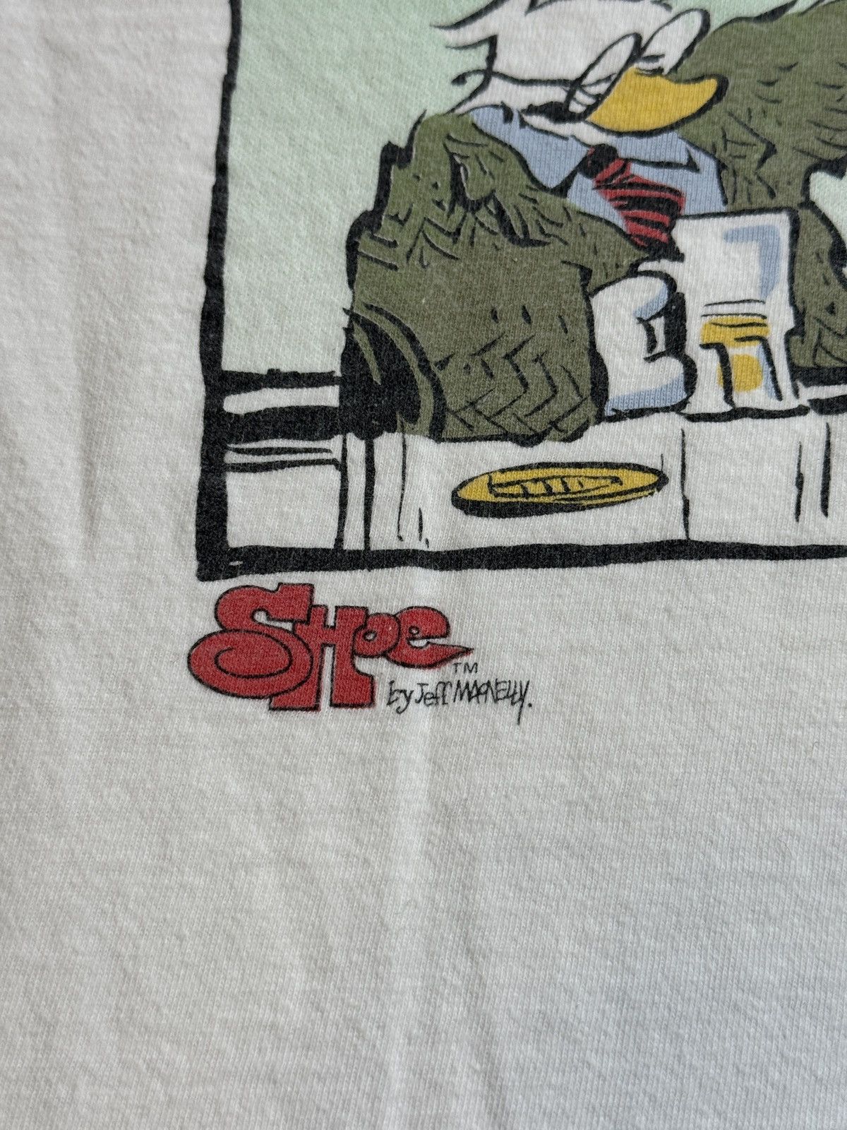 Vintage Shoe Comic Strip Designated Drinker Jeff Macnelly T Shirt Size US M / EU 48-50 / 2 - 3 Thumbnail