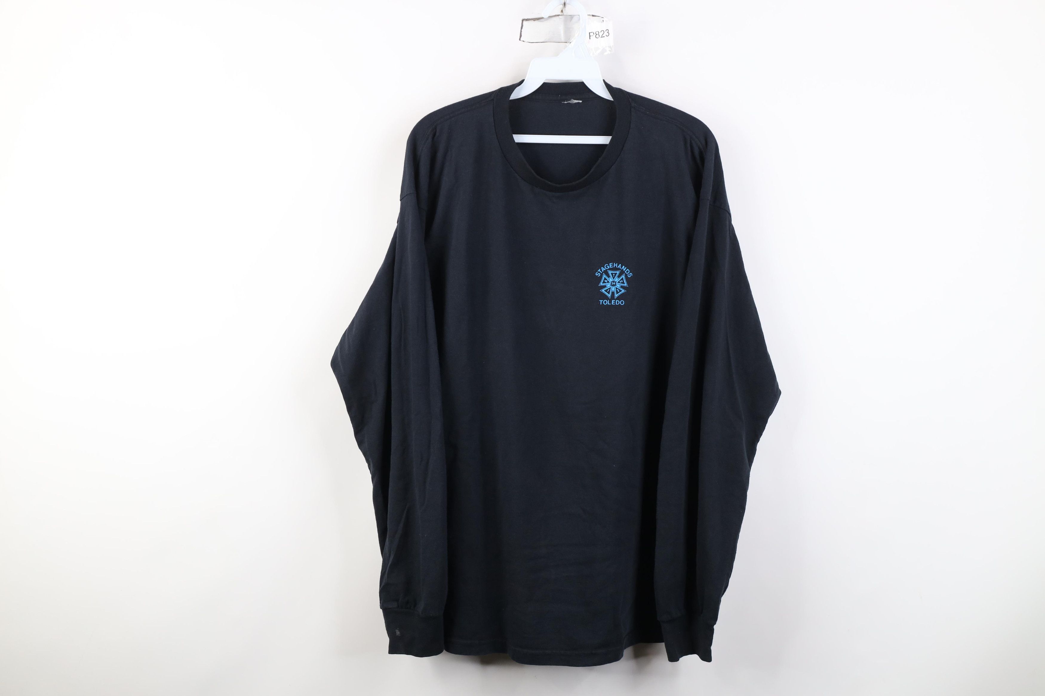 Vintage Vintage 90s Y2K Stagehands Local 24 Long Sleeve T-Shirt Size US XL / EU 56 / 4 - 1 Thumbnail