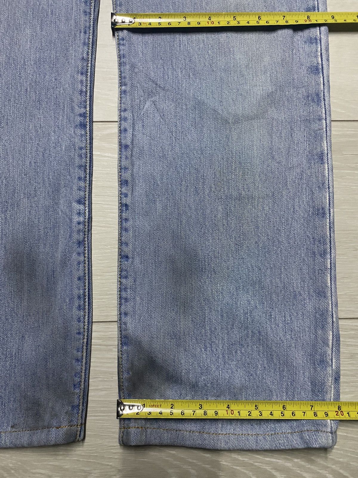 Levi's Vintage Levis 501 Blue Wash Distressed Loose Jeans Size US 30 / EU 46 - 15 Thumbnail