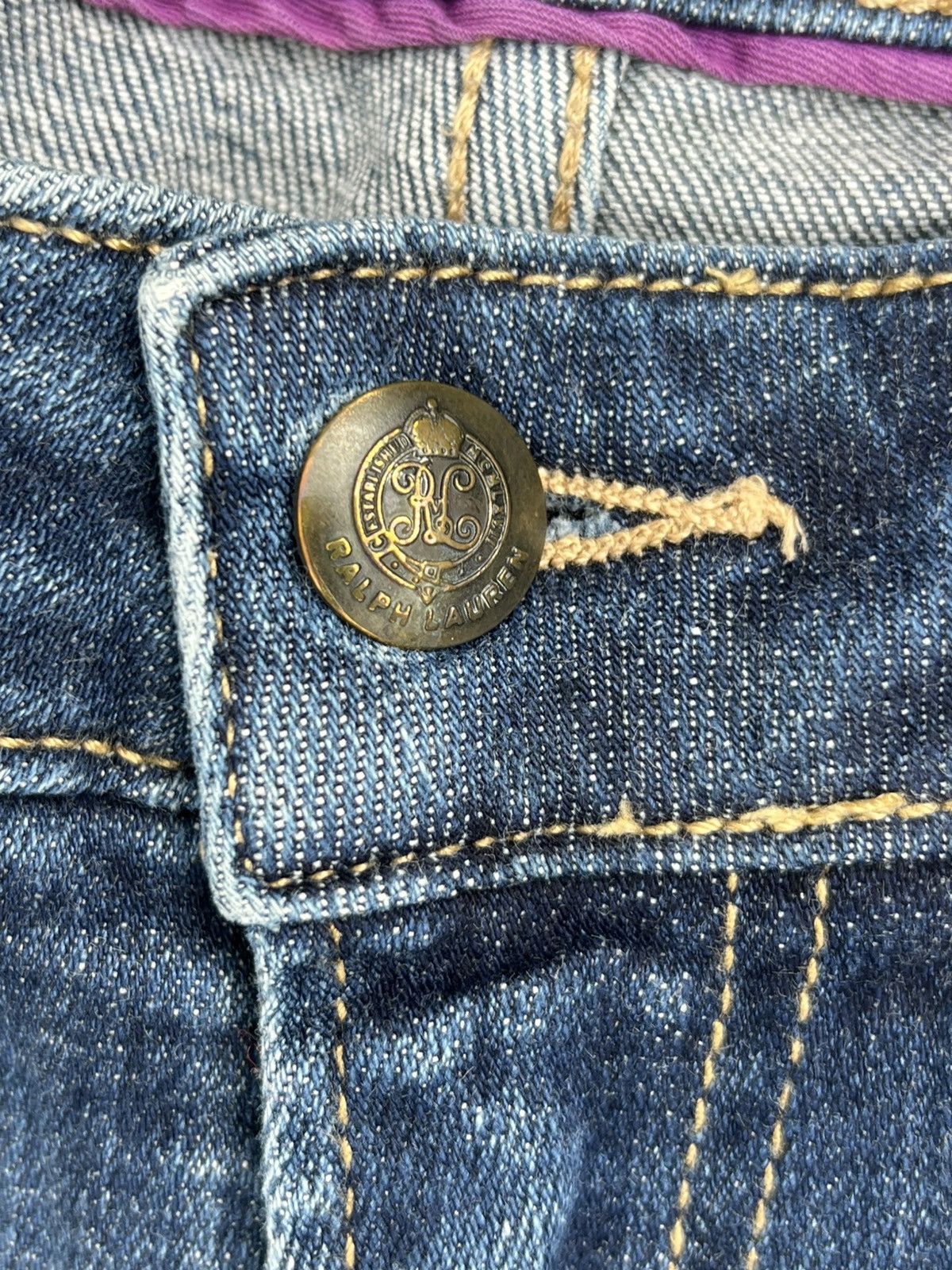 Polo Ralph Lauren Ralph Lauren Purple Label "Straight Fit" Hand-Brushed Denim Size US 32 / EU 48 - 5 Thumbnail