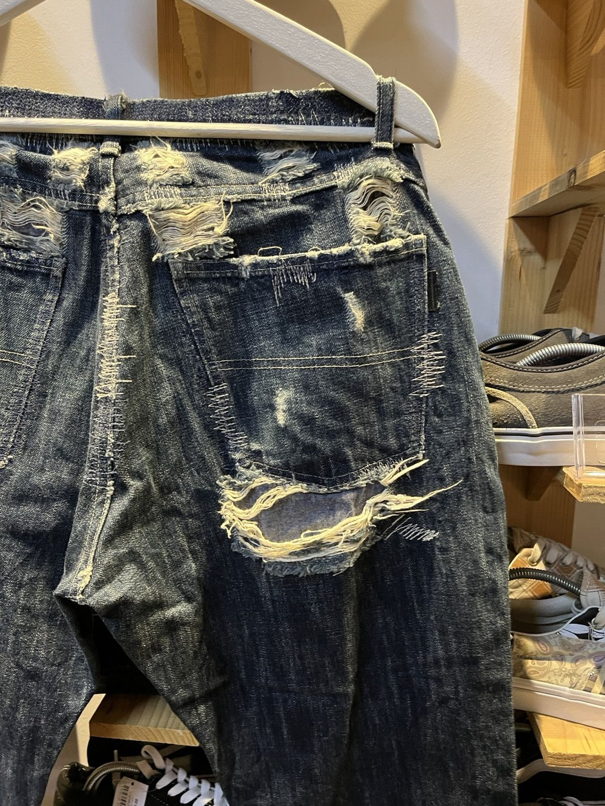 Vintage Vintage exscape Style Distressed Jeans Size US 32 / EU 48 - 7 Thumbnail