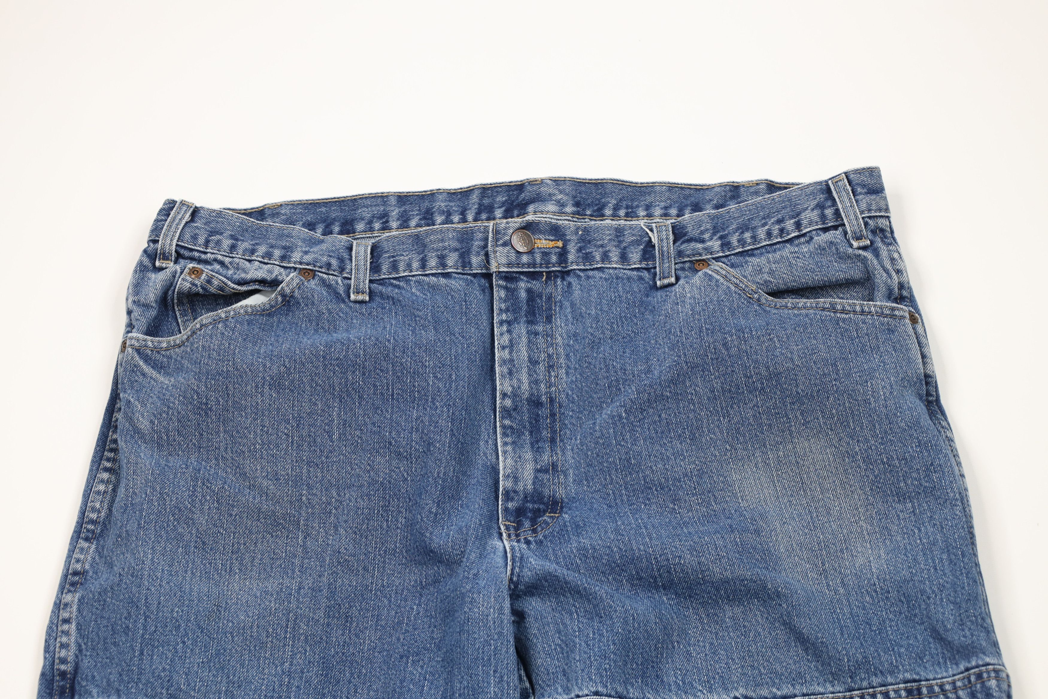 Dickies Vintage Dickies Wide Leg Double Knee Dungaree Denim Jeans Size US 40 / EU 56 - 2 Thumbnail