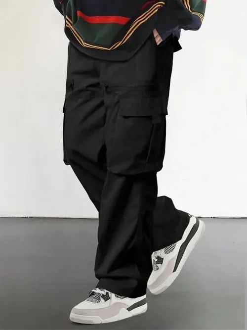 Designer × Japanese Brand × Vintage y2k baggy cargo hiphop Parachute pants Size US 30 / EU 46 - 1 Thumbnail