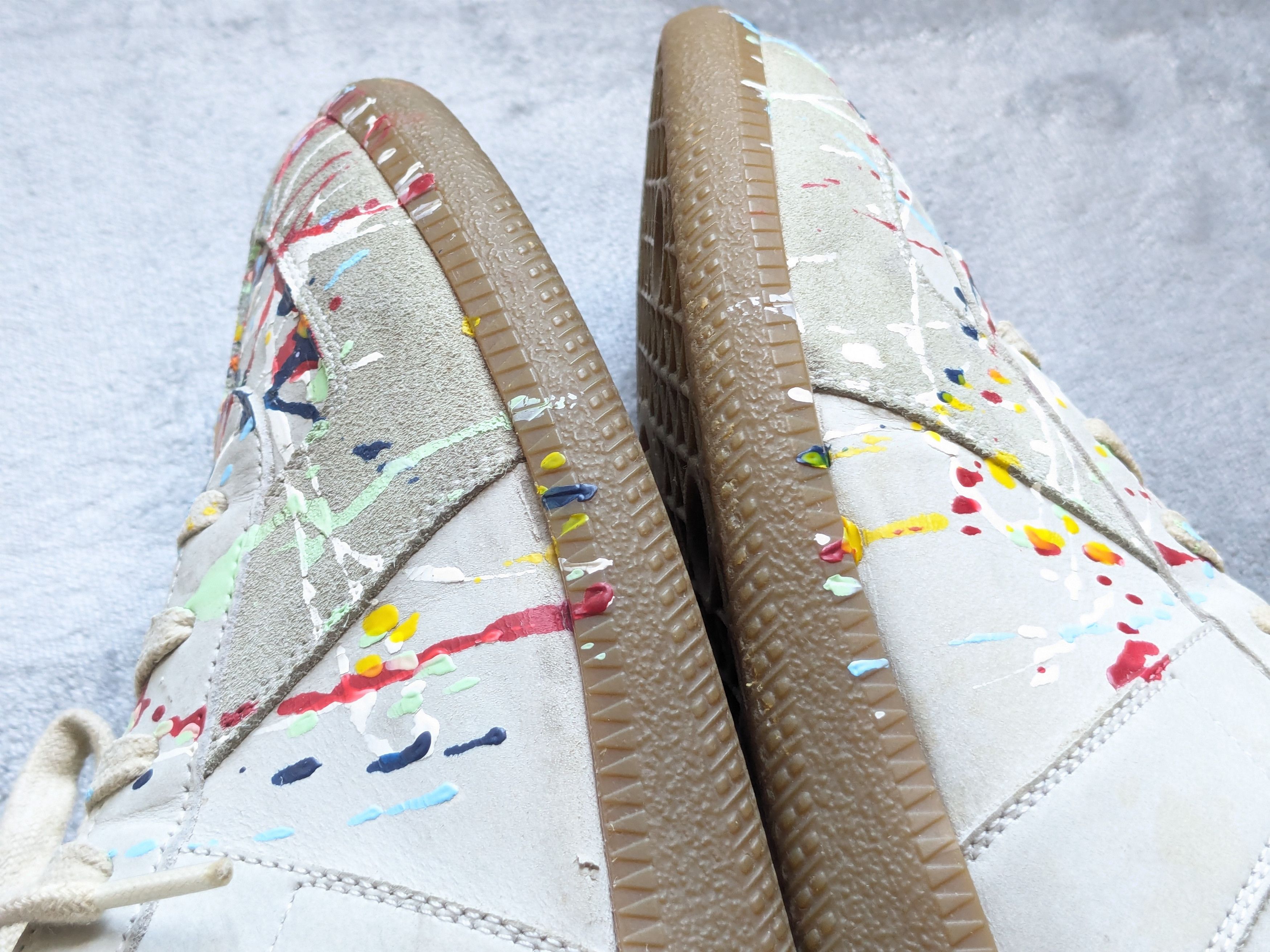 Maison Margiela Maison Margiela Replica GAT Paint Splatter 10 43 Gum Low Size US 10 / EU 43 - 11 Thumbnail