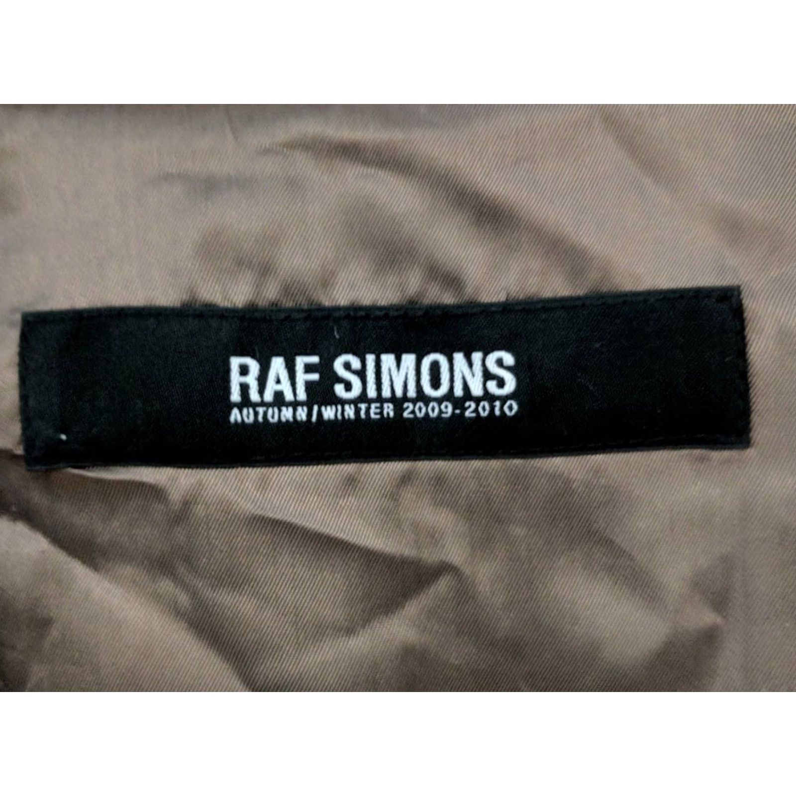 Raf Simons VINTAGE Raf Simons Vest Striped Wool 46 Beige Sample 2010 Waistcoat Mens Size US S / EU 44-46 / 1 - 5 Thumbnail