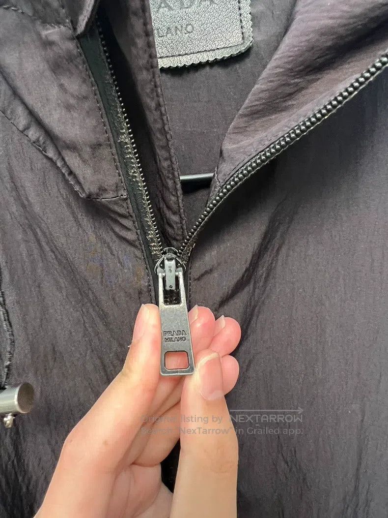 Prada Prada Triangle logo zipper hooded jacket Size US XXL / EU 58 / 5 - 8 Thumbnail