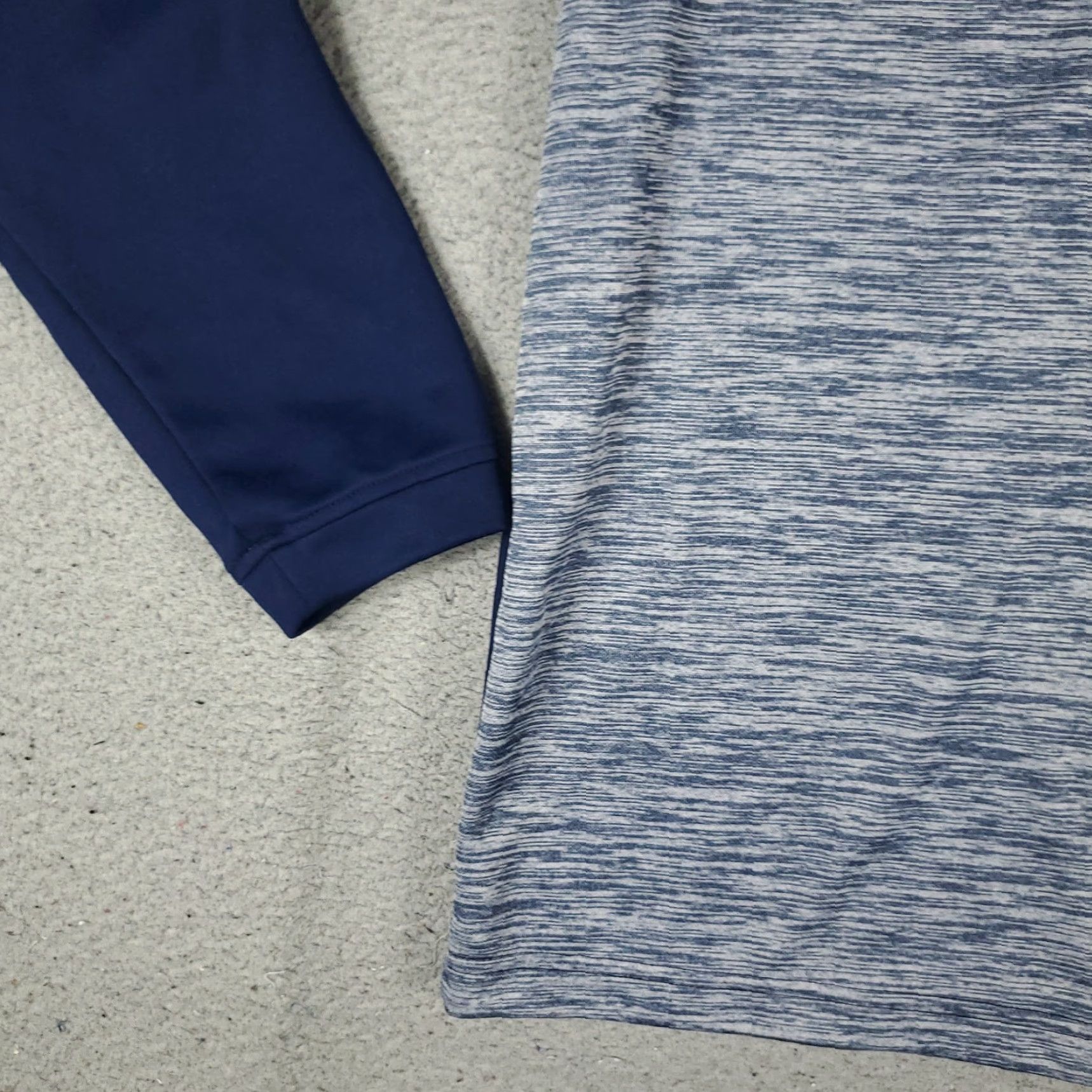 Adidas Adidas Sweater Men's Size Large Blue 1/4 Zip Pullover Lightweight Knit Mock Neck Long Sleeve Pullover Sweatshirt Size US L / EU 52-54 / 3 - 3 Thumbnail