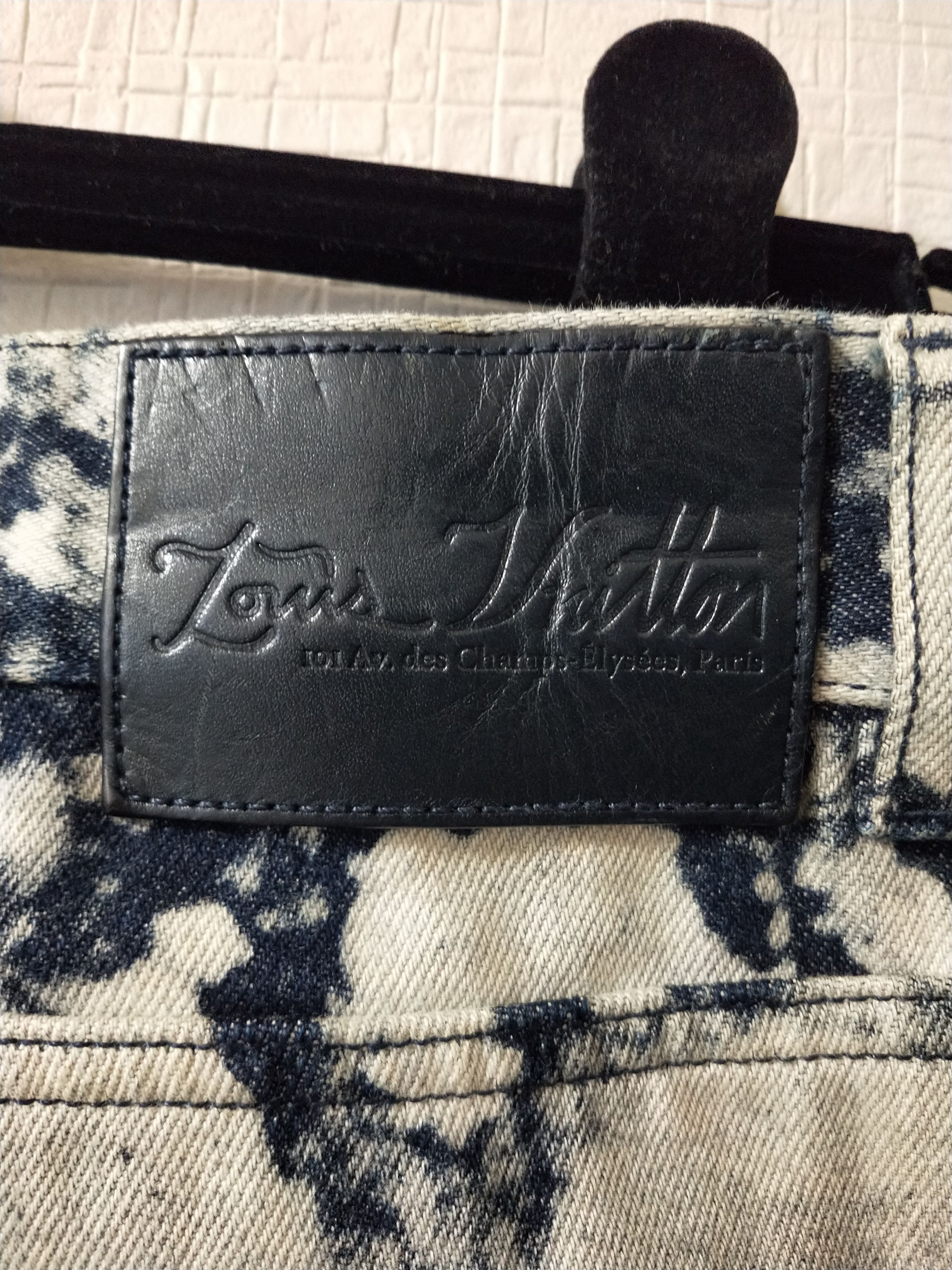 Louis Vuitton Dorothy 'Poppies' Flared Denim Jeans Size US 32 / EU 48 - 5 Thumbnail