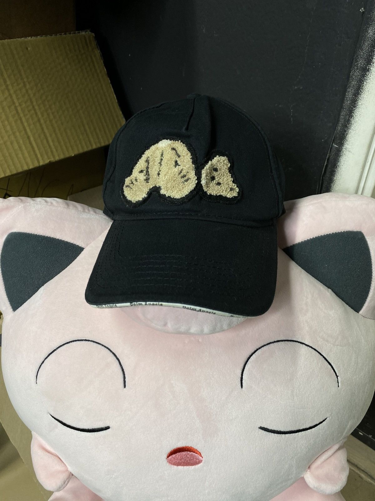 Palm Angels Kill The Bear Black Hat Cap Preowned