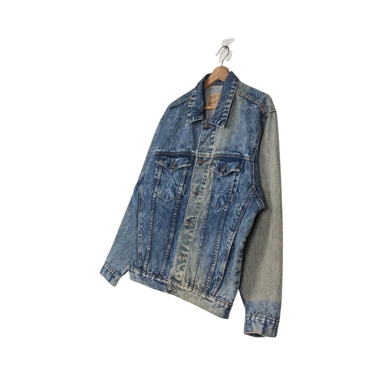 Japanese Brand 🔥VINTAGE RUSTY TRUCKER DENIM JACKET MAC HOPE ISSEY MIYAKE Size US M / EU 48-50 / 2 - 4 Thumbnail