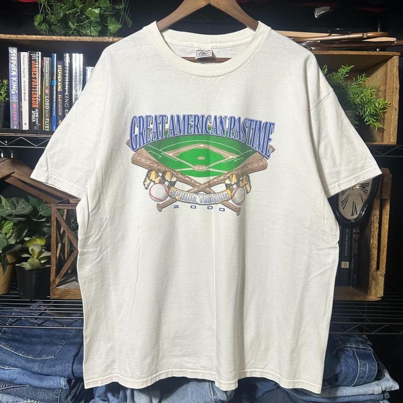Delta Vintage 2000s Spring Training Baseball Tee XL MLB Shirt Size US XL / EU 56 / 4 - 1 Thumbnail