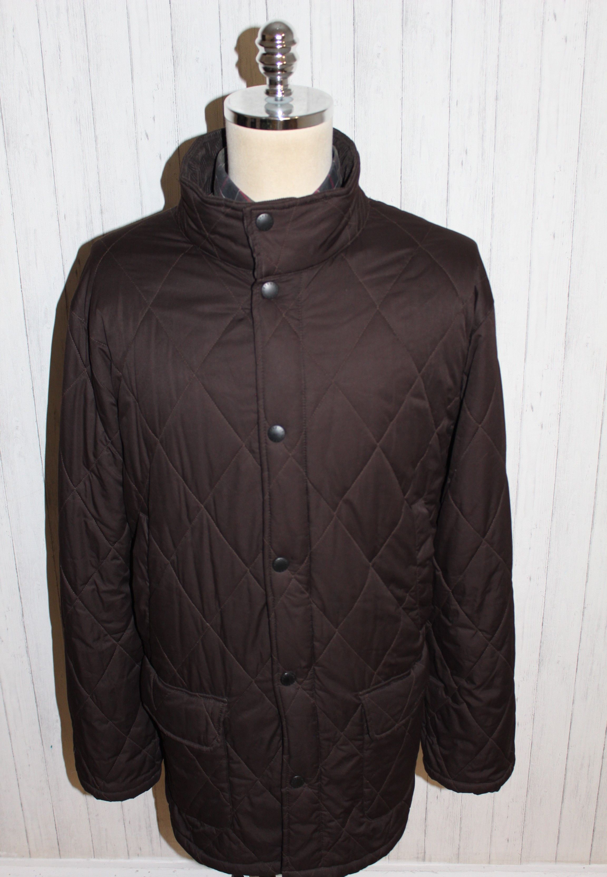 Barbour BARBOUR Knightsbridge Brown Quilted Jacket Size XL Size US XL / EU 56 / 4 - 3 Thumbnail