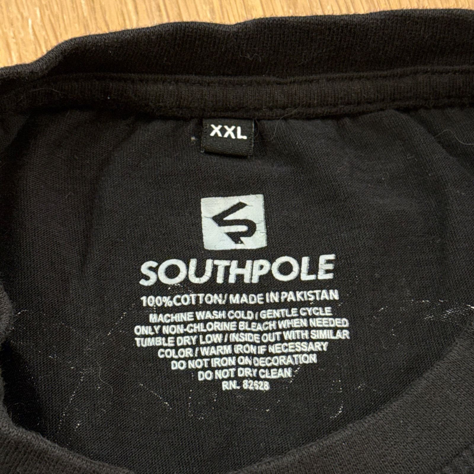 Southpole Y2K Southpole Eagle Embroidered Black T-Shirt Size US XXL / EU 58 / 5 - 6 Thumbnail