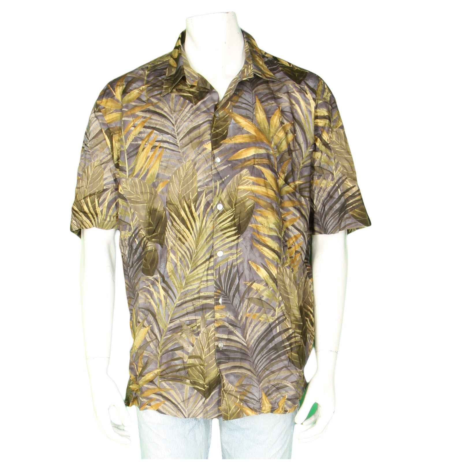 Other Tori Richard Fern Plant All Over Print Hawaiian Aloha Shirt Size US XL / EU 56 / 4 - 2 Thumbnail