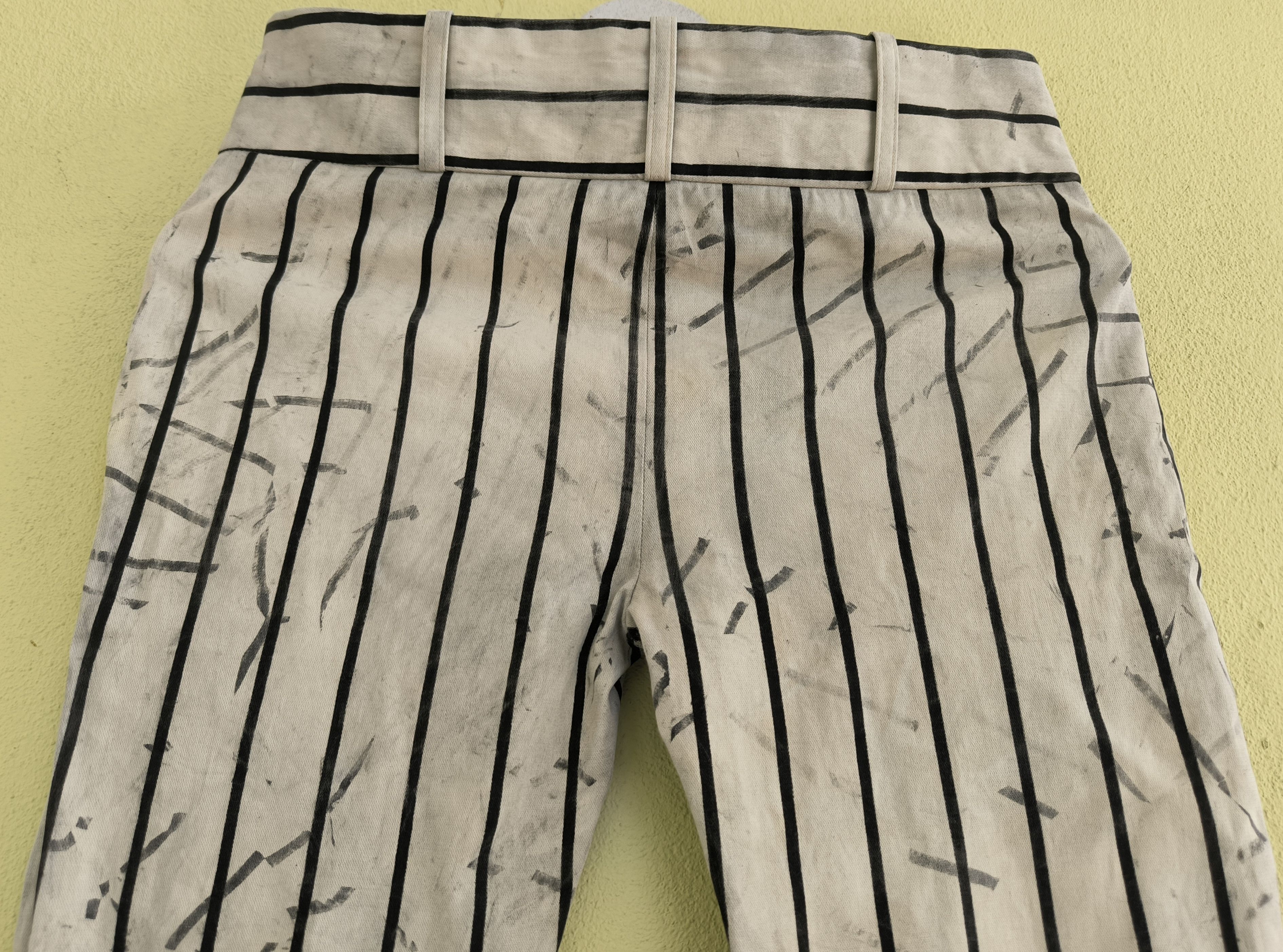 Acne Studios ACNE STUDIOS side zipper waist striped down pants Size 29" - 7 Thumbnail