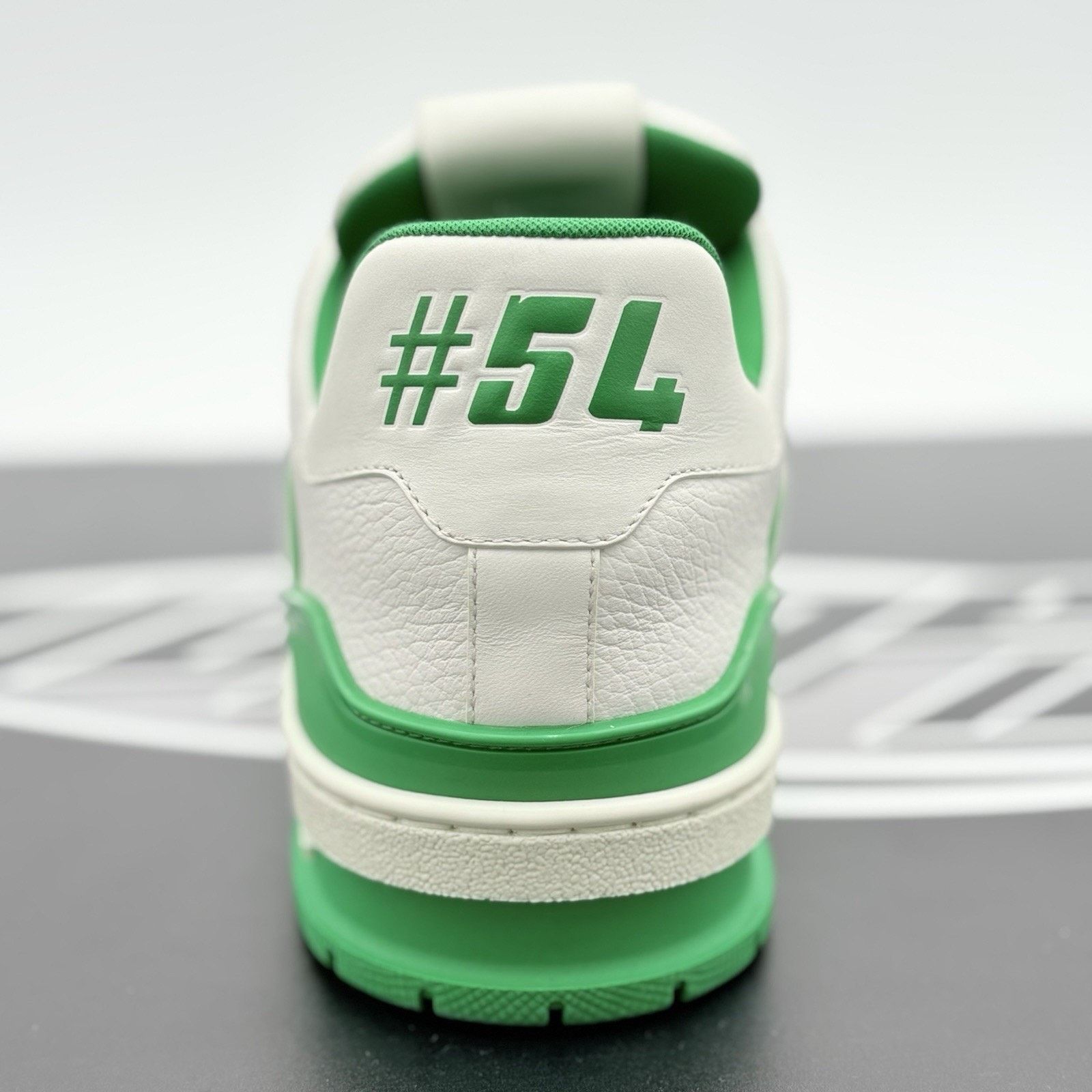 Louis Vuitton Louis Vuitton Trainer ' White Green ' | ONLY WORN 1-3x Size US 10.5 / EU 43-44 - 9 Thumbnail
