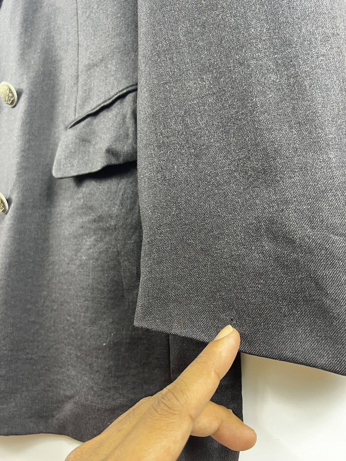 Celine 🔥 Vtg Tailoring French CELINE LORO PIANA Golden Button Size 52S - 8 Thumbnail