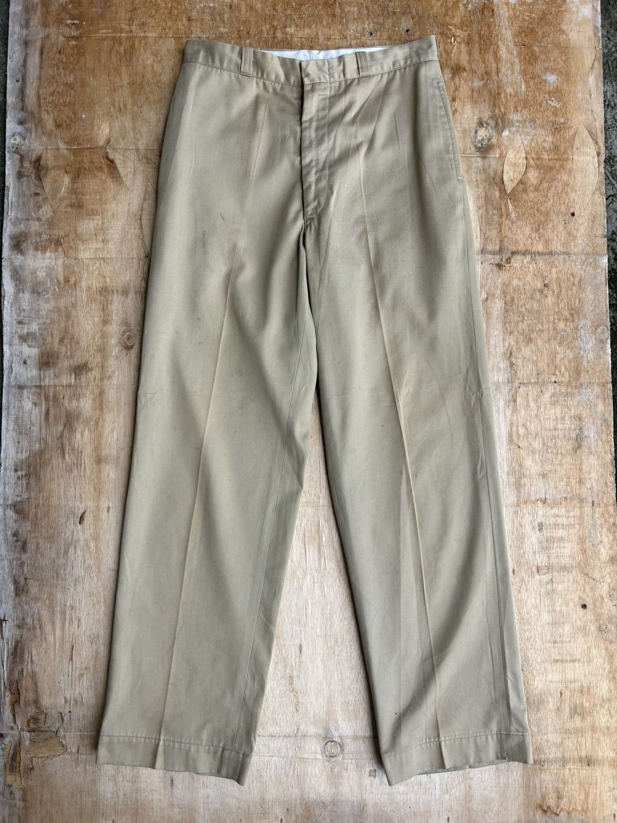 American Apparel Vintage 70’s US Army Uniform Twill Trouser Pants Size US 30 / EU 46 - 3 Thumbnail