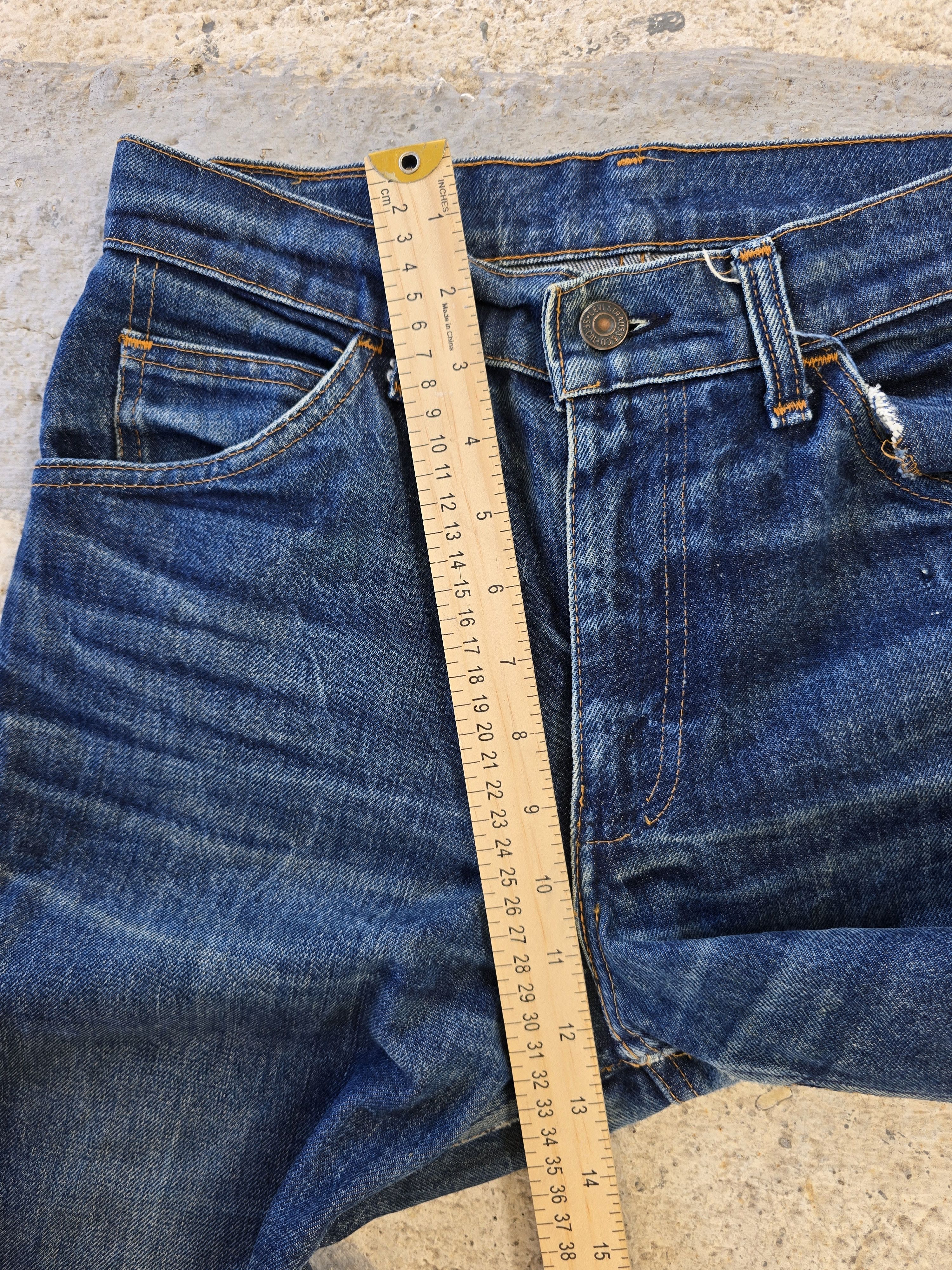 Levi's Vintage 70s Levis Orange Tab Bell Bottom Denim Size US 28 / EU 44 - 12 Thumbnail