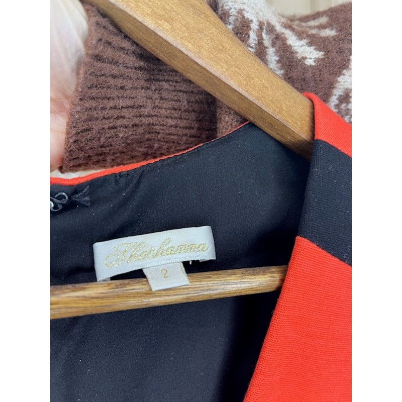 Other Shoshanna Combo Gloria Sheath Dress in Red Black Size 2 Size XS / US 0-2 / IT 36-38 - 3 Thumbnail