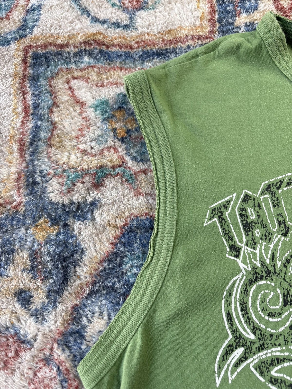 Vintage Vintage Y2K Tattoo Parlour Sleeveless Top Medium Size US M / EU 48-50 / 2 - 6 Thumbnail