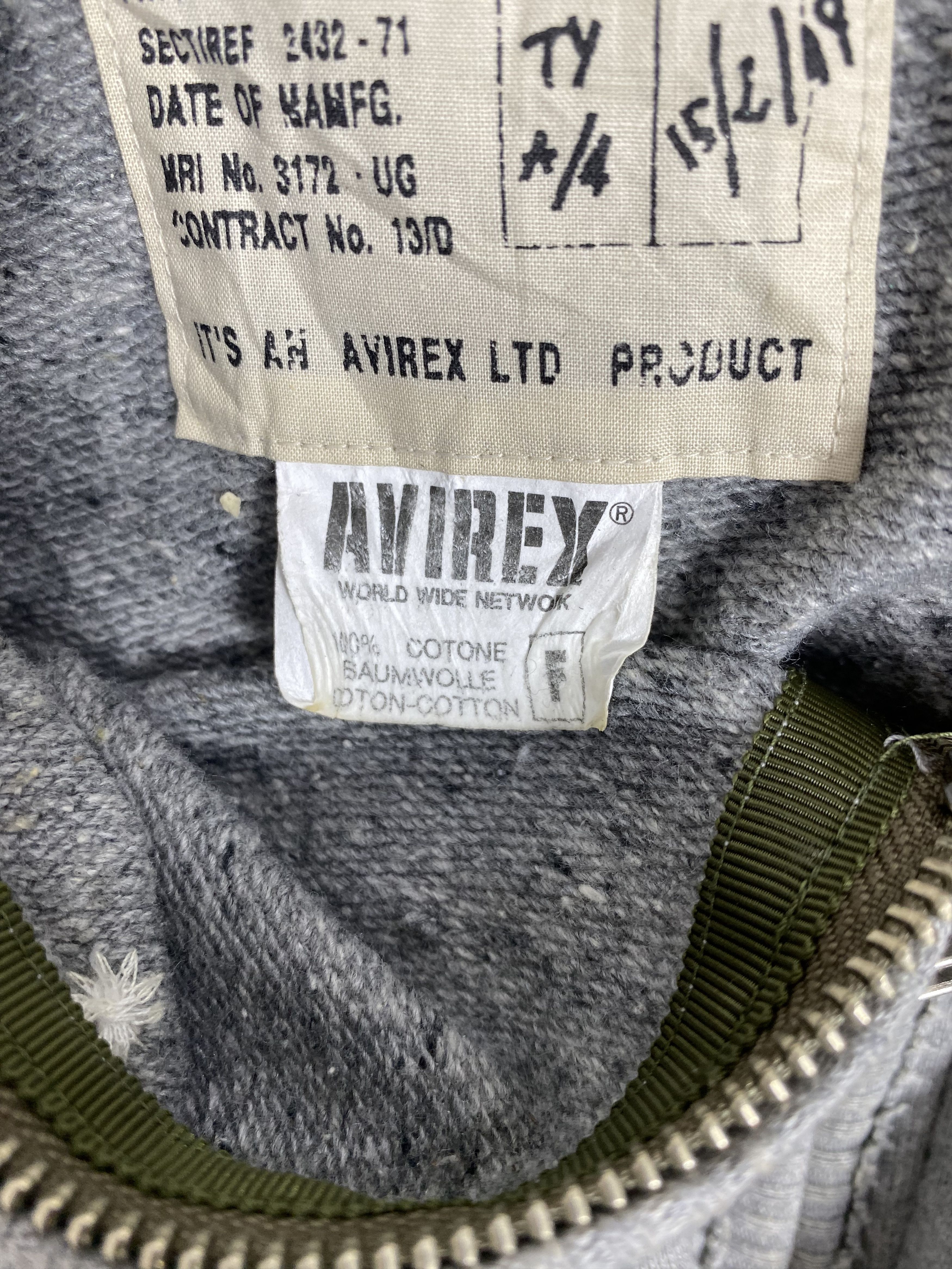 Avirex Vintage Avirex Zipper Hoodie Sweaters PS0068 Size US M / EU 48-50 / 2 - 13 Thumbnail