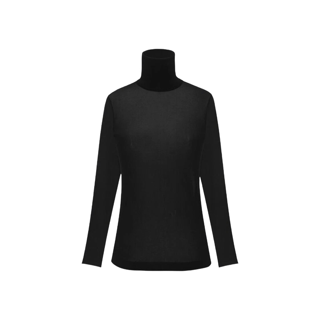 Saint Laurent Paris o1s1wg111124 Turtleneck Top Sweater in Knit in Black Size XS / US 0-2 / IT 36-38 - 1 Thumbnail
