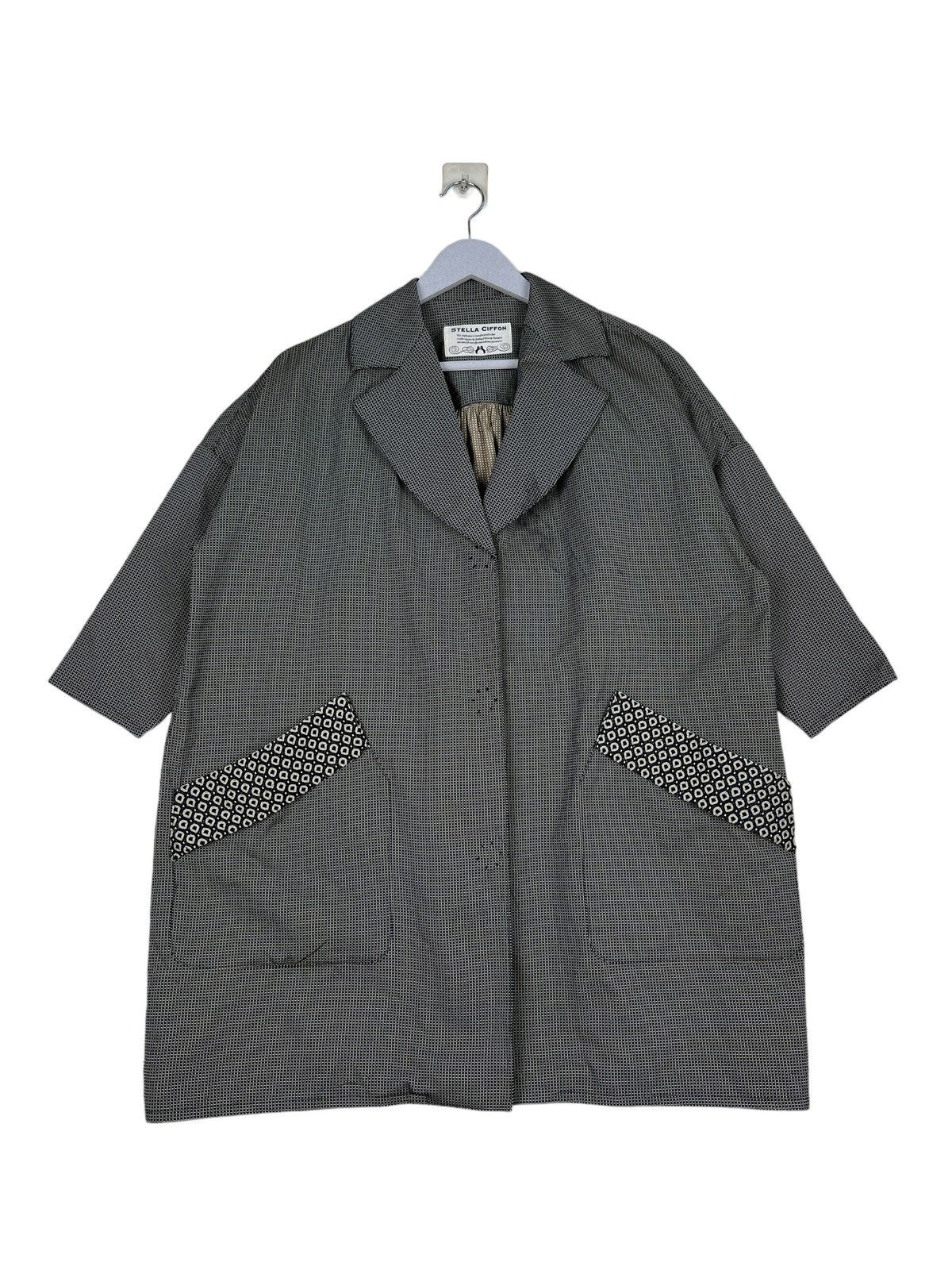 Designer 🔥 STELLA CIFFON COAT JACKET MADE IN JAPAN Size US M / EU 48-50 / 2 - 2 Thumbnail