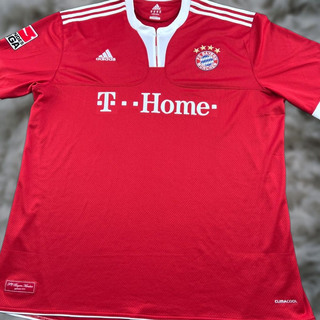 Adidas Bayern Munich 2009 2010 Home Football Jersey Mens 3XL Adidas Red Jersey Mens 3XL Red Football Shirt Adidas Mens Vintage Size US XXL / EU 58 / 5 - 1 Thumbnail