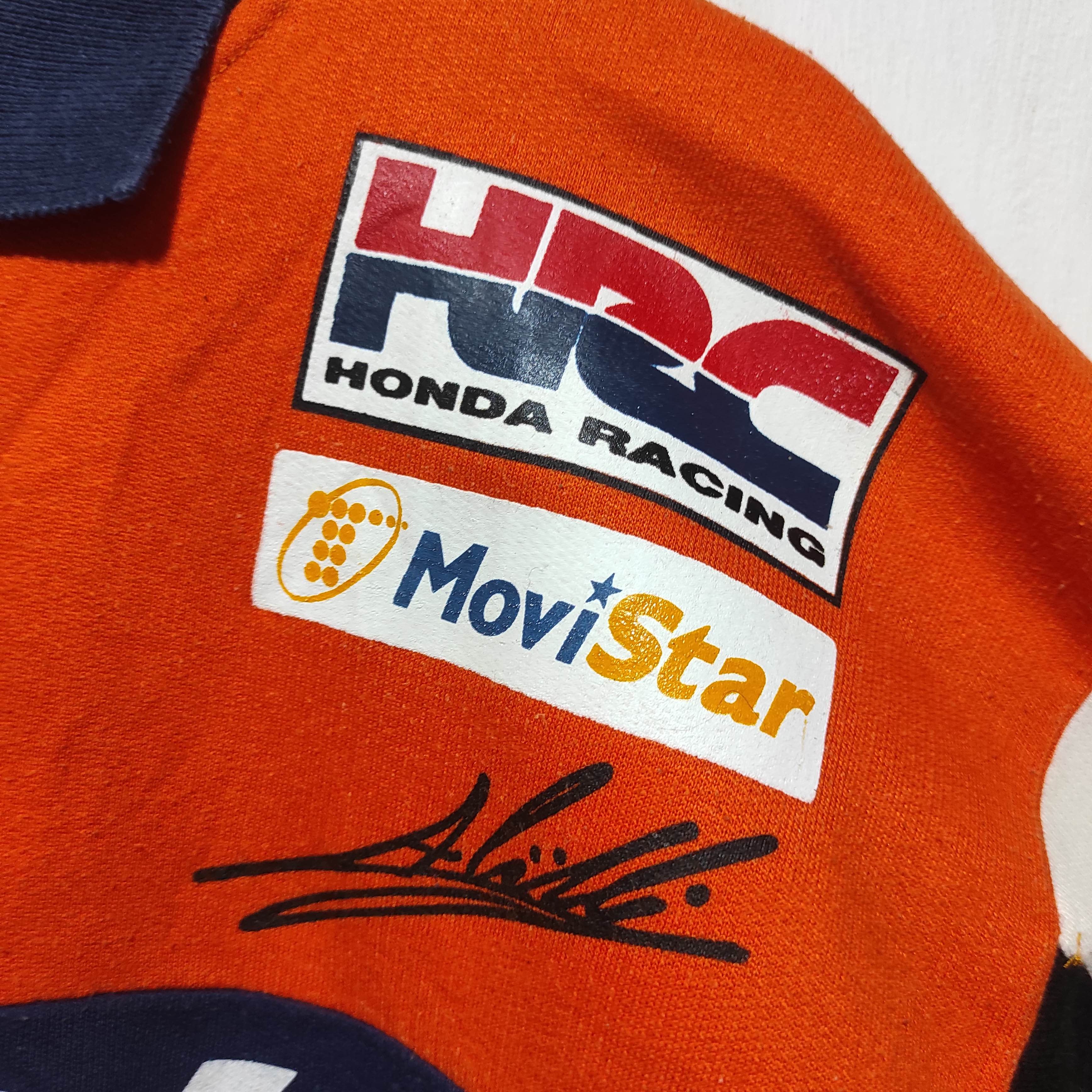 Honda VINTAGE ALEX CRIVILLE REPSOL HONDA TEAM POLO RUGBY SHIRT Size US M / EU 48-50 / 2 - 8 Thumbnail