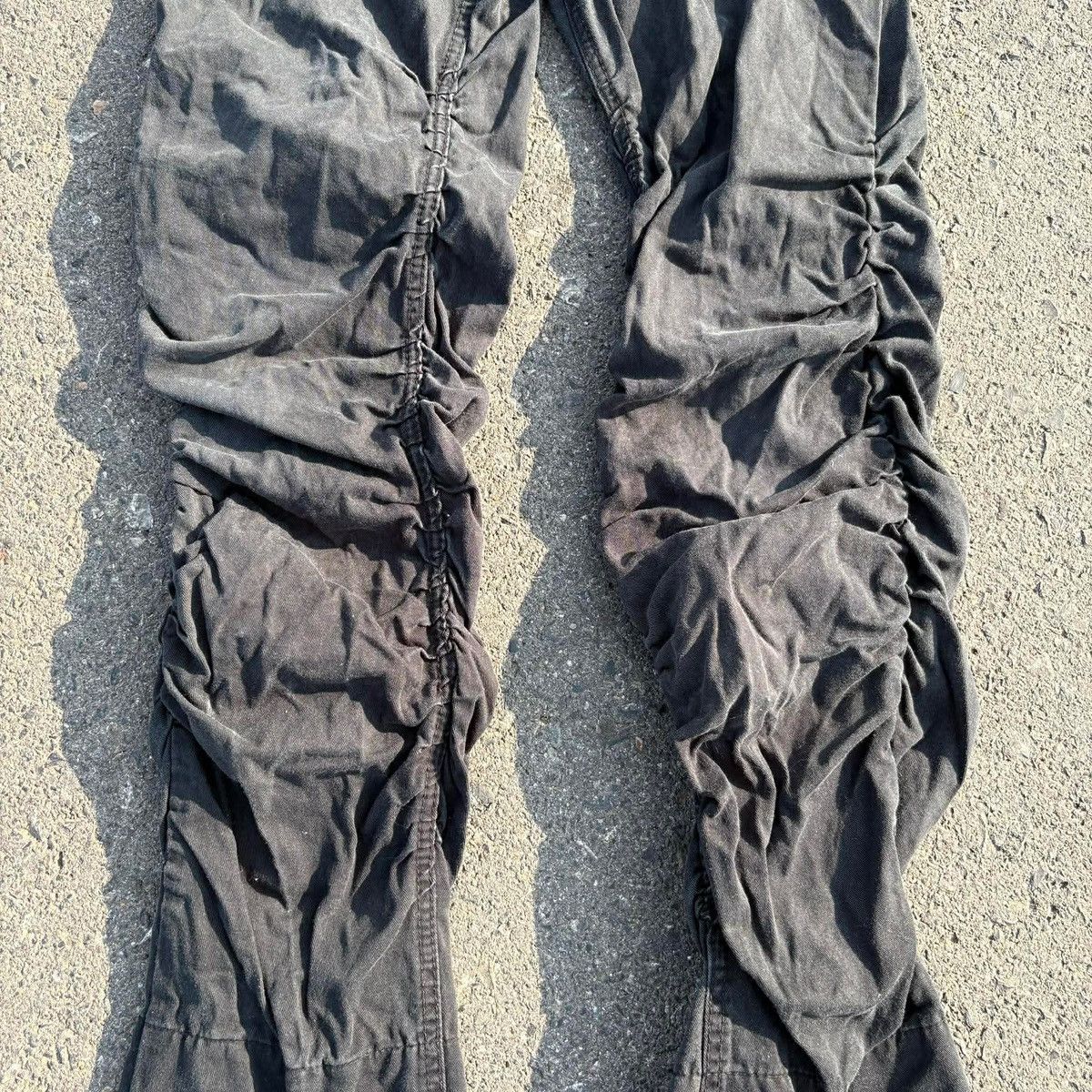 Japanese Brand Japanese Archive Corduroy Ruched Flared Pants Size US 28 / EU 44 - 7 Thumbnail