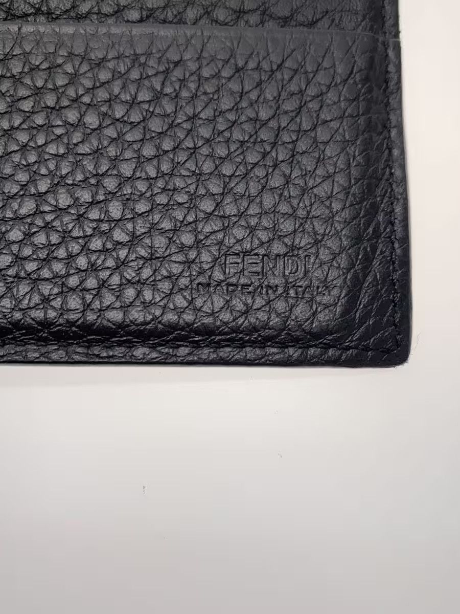 Fendi Fendi Leather Bi-Fold Wallet Blue Animal Print Size ONE SIZE - 3 Thumbnail