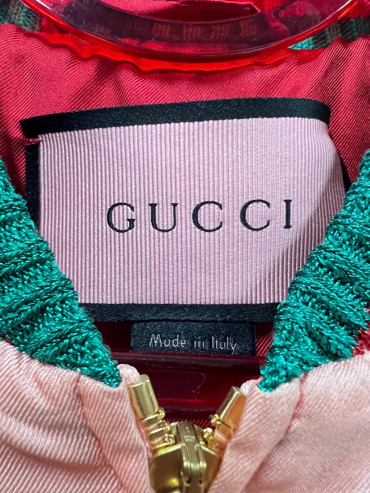 Gucci Gucci Double G Silk Allover Zip Jacket 38 D61507 New w/ Tags Size XS / US 0-2 / IT 36-38 - 4 Thumbnail