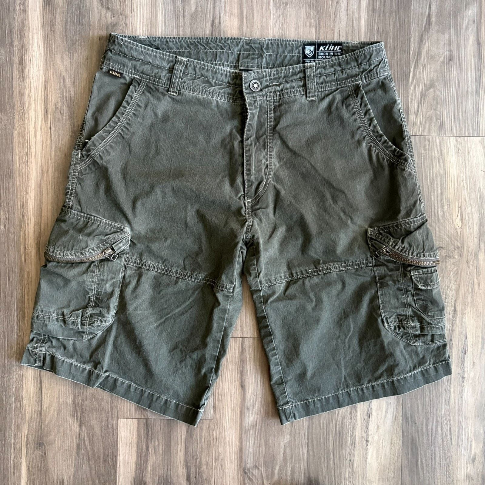 Kuhl Kuhl Ambush Cargo Shorts Men's Size 34 Vintage Patina Dye Size US 34 / EU 50 - 1 Thumbnail
