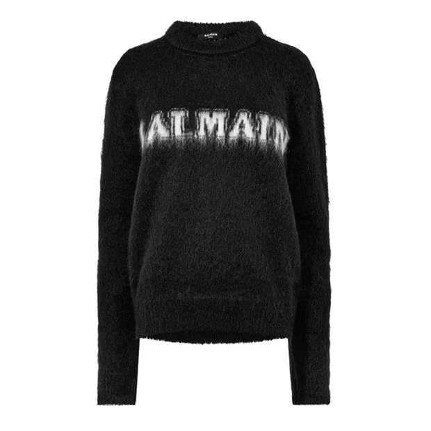Balmain o1g2r1mq0924 Jumper in Black Size M / US 6-8 / IT 42-44 - 1 Thumbnail