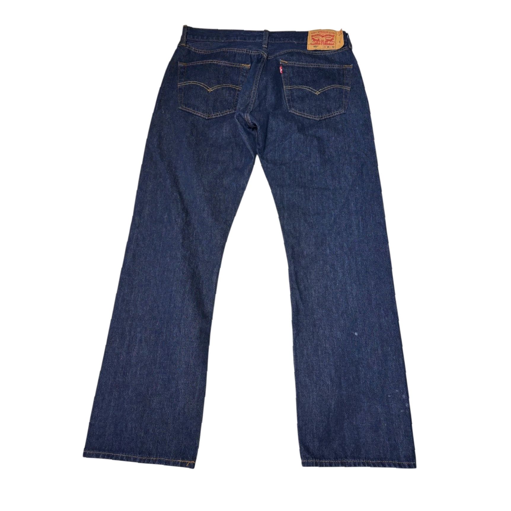 Vintage Levi's 501 Original Fit Denim Jeans Mens W36 L32 Button Fly Dark Wash Straight 5-Pocket Brand: Levi's 501 Series Menswear Vintage-Inspired Size US 36 / EU 52 - 6 Thumbnail