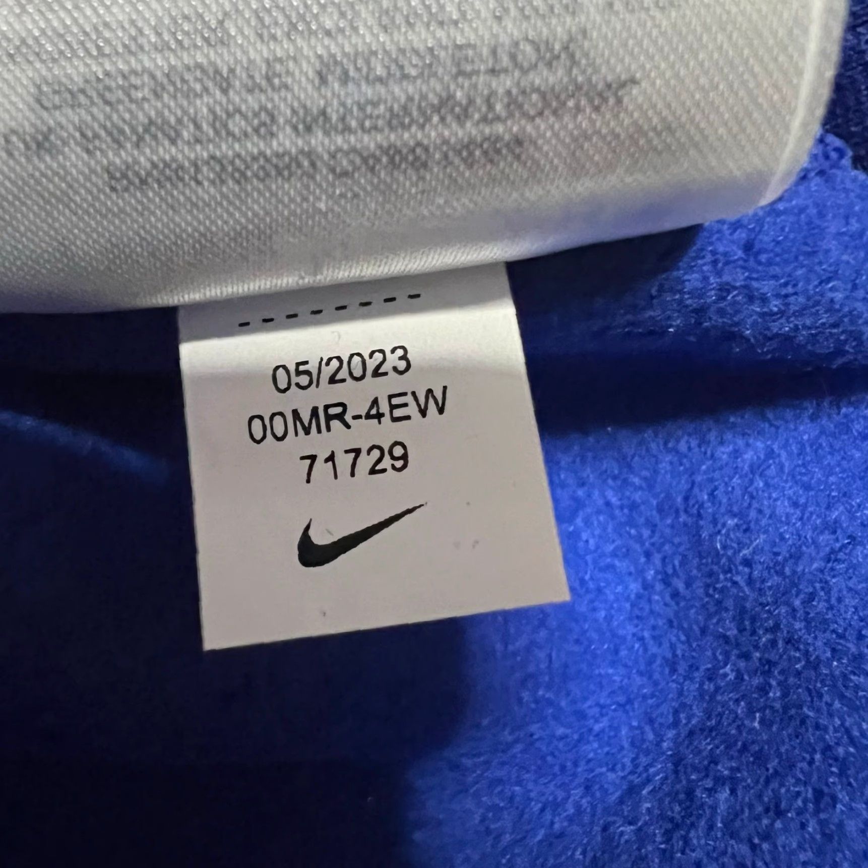 Nike Nike NFL New York Giants Hoodie Full Zip Mens Medium Blue Size US M / EU 48-50 / 2 - 8 Thumbnail
