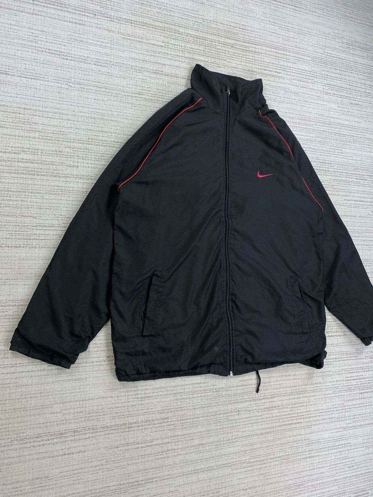 Nike × Vintage Vintage 90s Nike Big Swoosh Embroidery Jacket Size US M / EU 48-50 / 2 - 3 Thumbnail