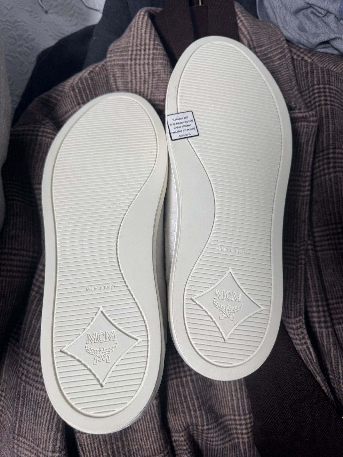 MCM White mcm sneaker brand new with dust bag Size US 12 / EU 45 - 8 Thumbnail