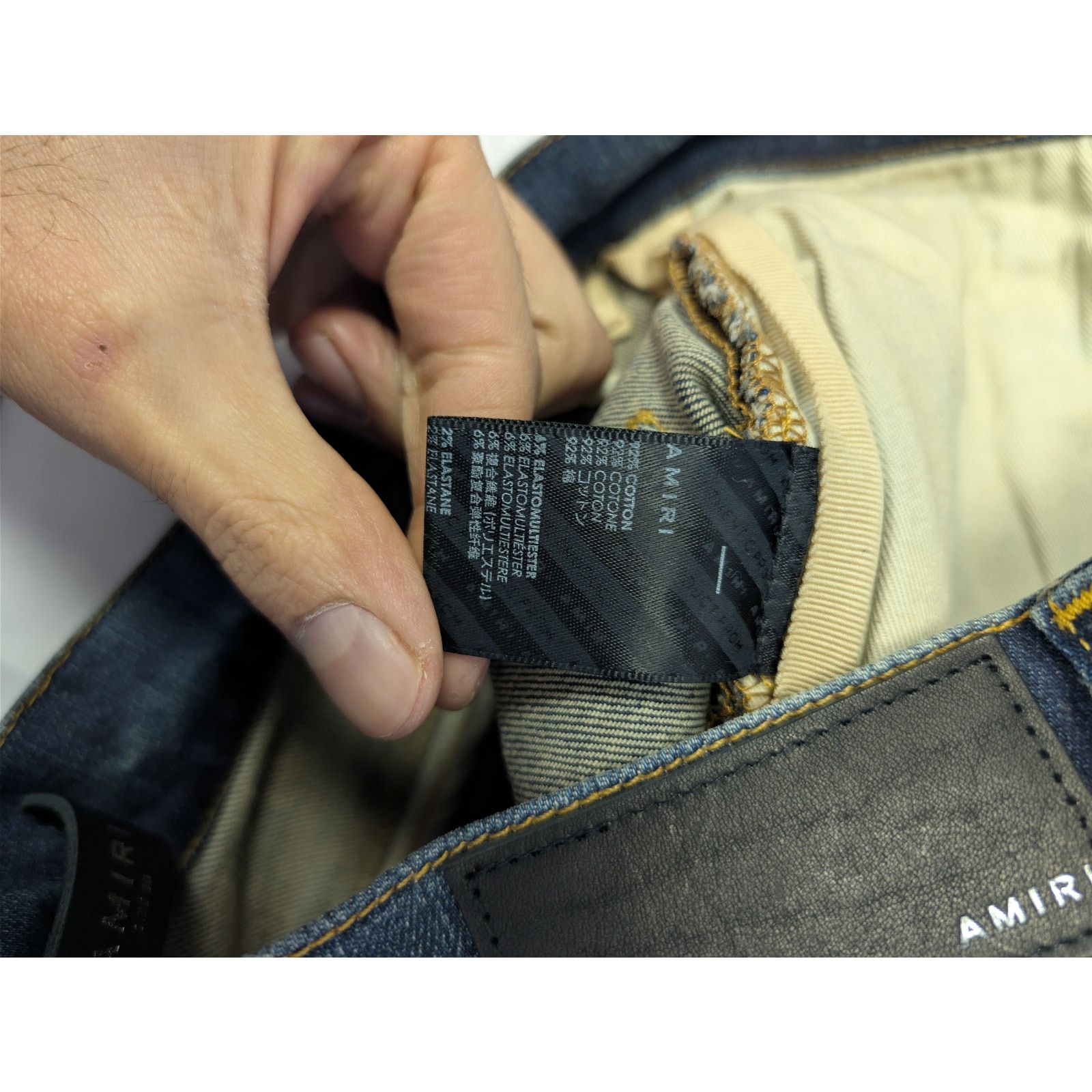 Amiri o1rshd1 Q:2 / Bandana MX1 Denim Jeans in Deep Classic Size US 30 / EU 46 - 17 Thumbnail