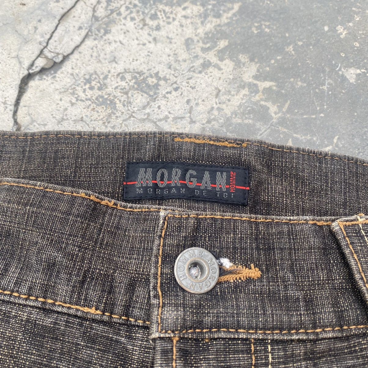 If Six Was Nine MORGAN HOMME mud washed flare Size US 33 - 7 Thumbnail