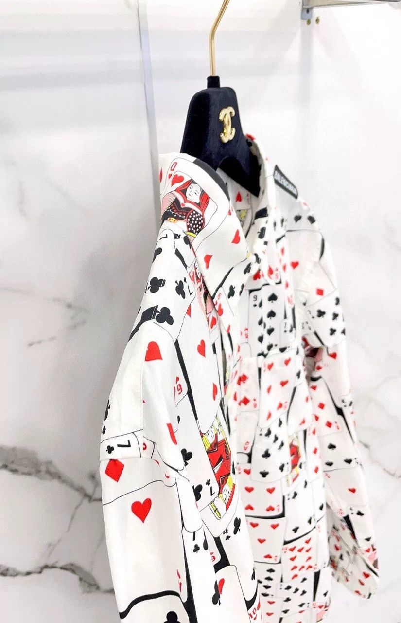 Balenciaga Balenciaga Playing Cards Print Shirt Size US XXS / EU 40 - 5 Thumbnail