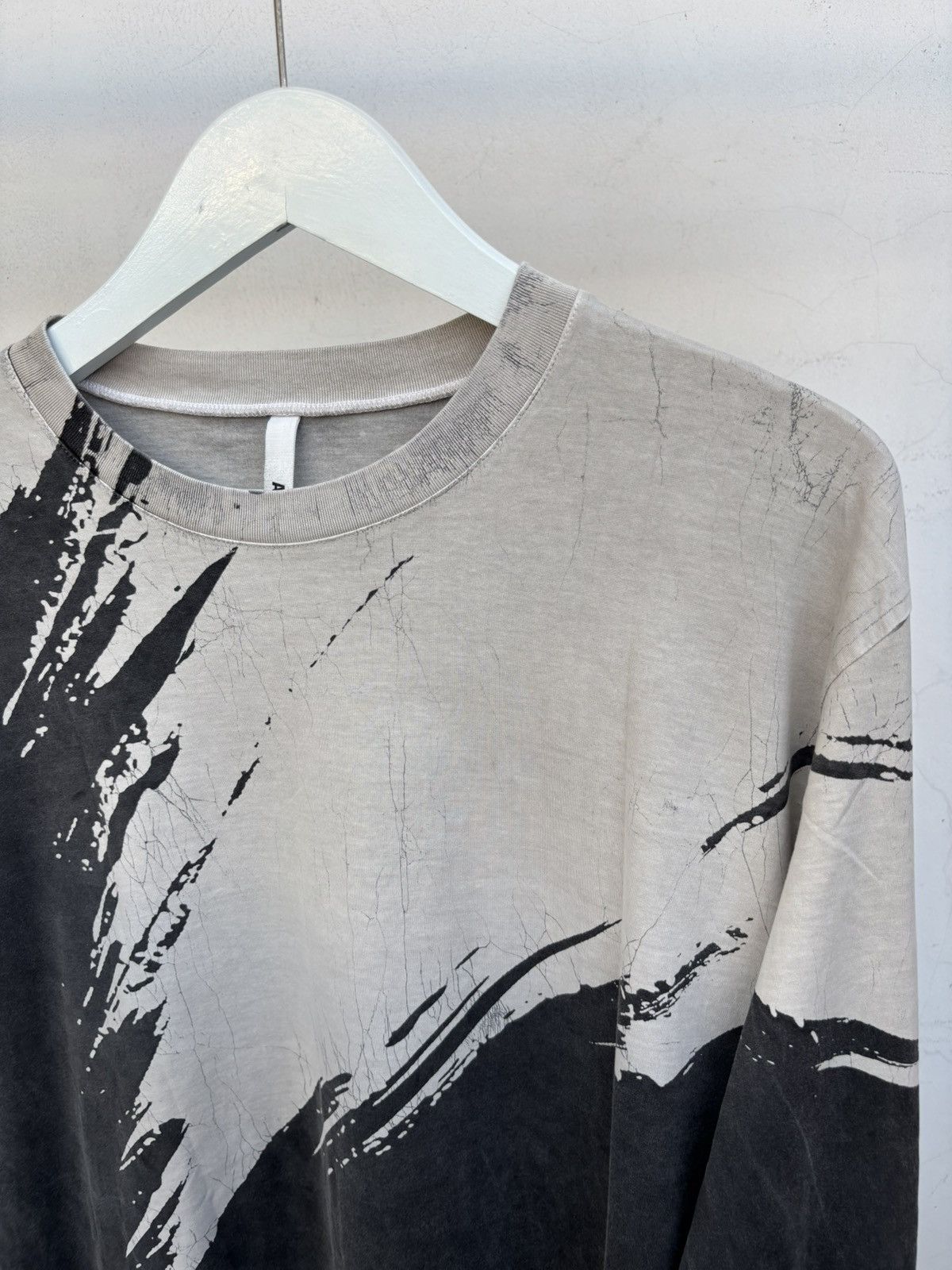 Kazuyuki Kumagai Attachment SAMPLE Brushed Stroke Washed T-shirt Size US L / EU 52-54 / 3 - 3 Thumbnail