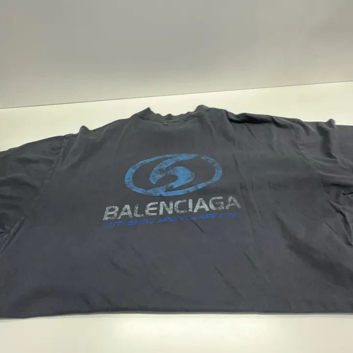 Balenciaga Balenciaga Balenciaga FW23 Distressed Logo TShirt -2507 Size US M / EU 48-50 / 2 - 8 Thumbnail