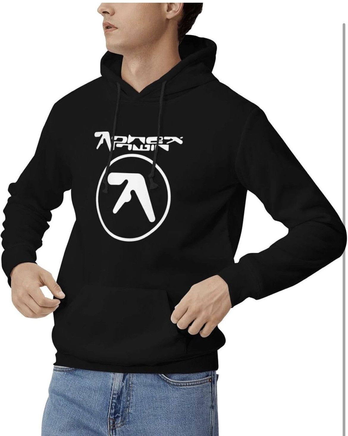 Vintage Aphex Twin Black Hoodie Medium Size US M / EU 48-50 / 2 - 3 Thumbnail