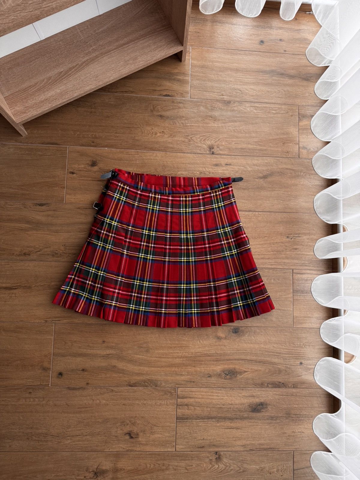 Pringle Of Scotland × Vintage Vintage Scottish Highland Kilt Woven Tartan Kilt Size US 28 / EU 44 - 6 Thumbnail