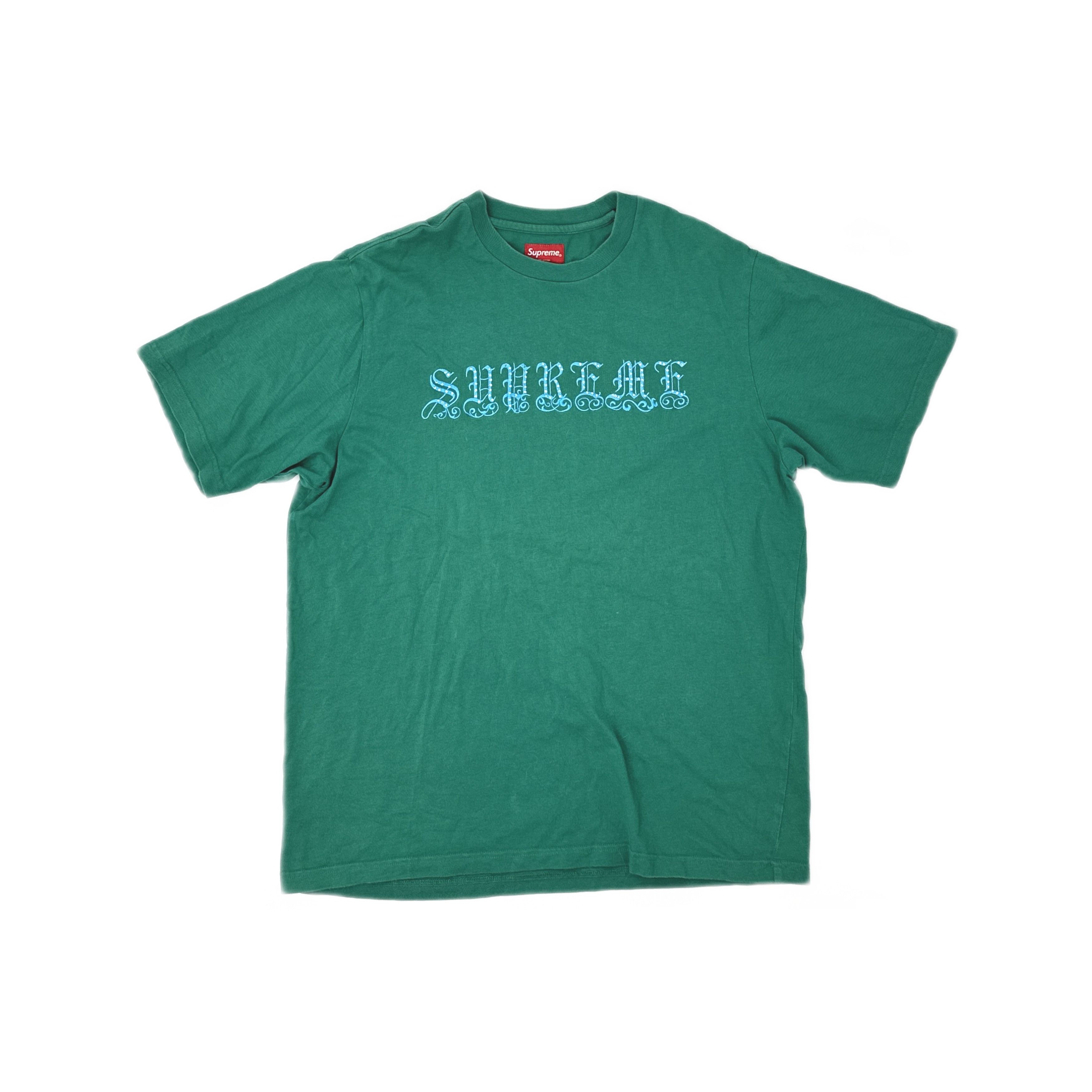 Supreme Supreme Rhinestone Logo T-Shirt Size L Size US L / EU 52-54 / 3 - 1 Thumbnail